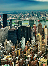 美国纽约曼哈顿全景图片大全”