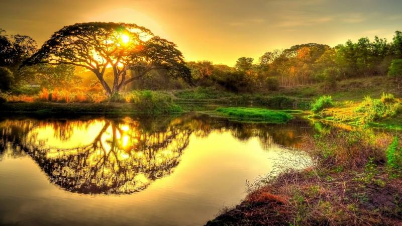 优美大自然图片素材 多想为这风光停下脚步