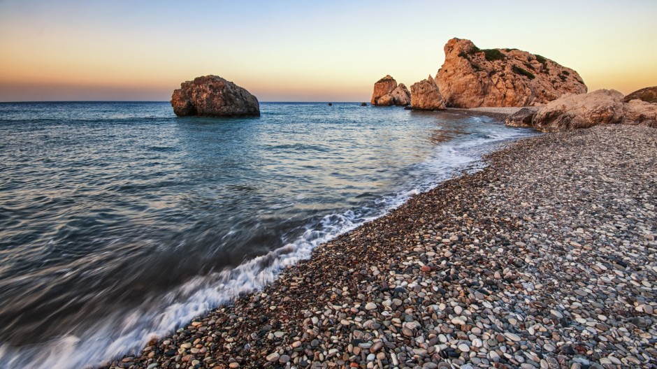 海边鹅卵石风景图片大全