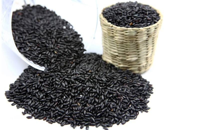 黑米的做法之黑米松糕