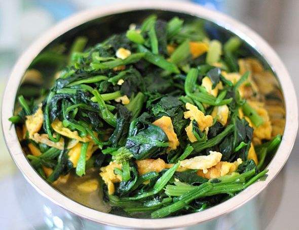 大力水手的食物菠菜之菠菜炒鸡蛋的做法你知道吗