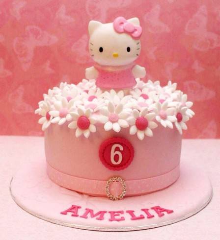 hello kitty的生日蛋糕的做法 简单又快速