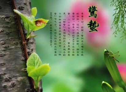 最适合养生的季节 惊蛰养生