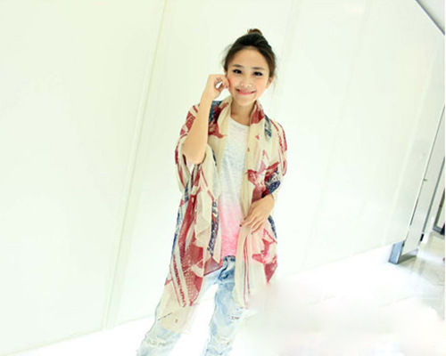 长丝巾的围法，让你每天都焕然一新