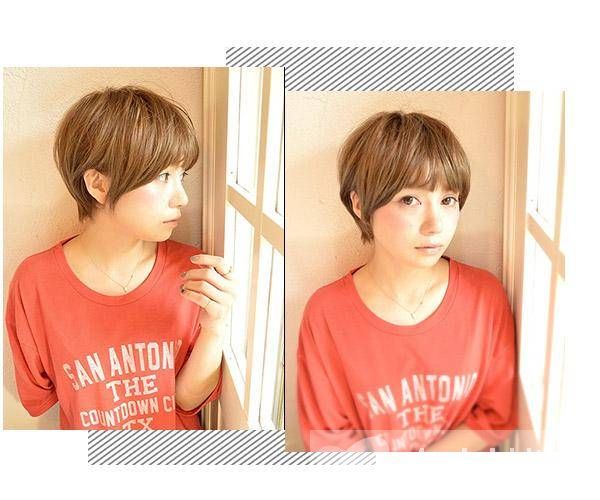 这些齐刘海短发发型 让你的颜值更上一层楼