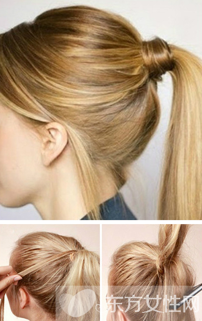 想要清爽减龄发型吗 不妨试试高扎马尾吧