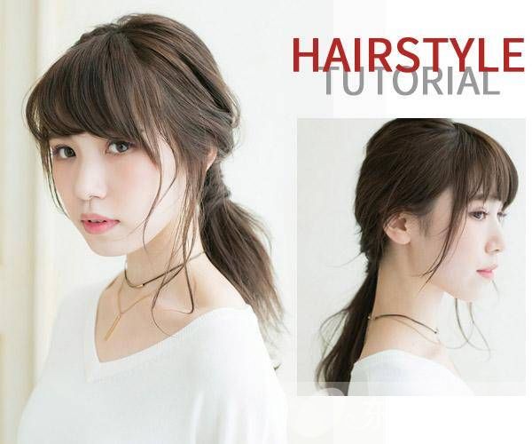 四款低马尾扎法 这样扎绝对不会撞发