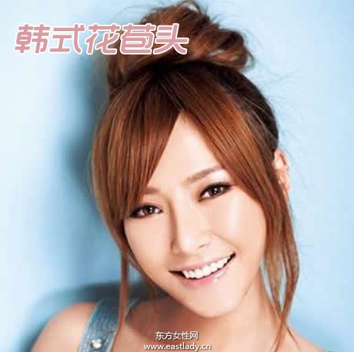瘦脸发型扎法 圆脸女生怎么扎头发好看