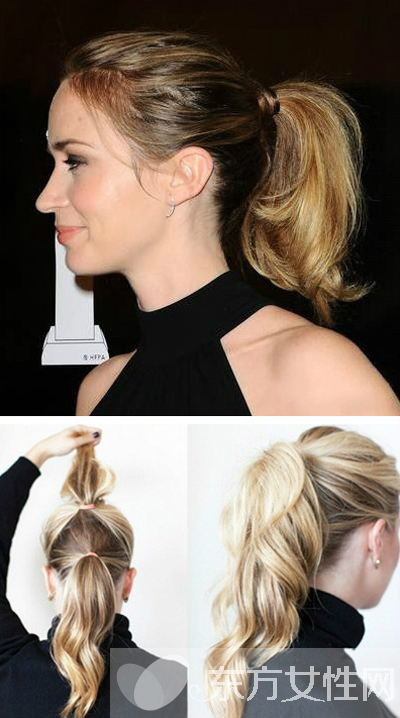 想要清爽减龄发型吗 不妨试试高扎马尾吧