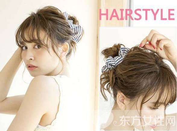 四款时尚短发盘发造型 绝对让你美到尖叫