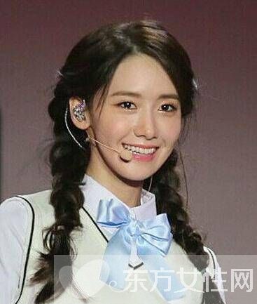 女神同款麻花辫发型 即使台风来了也不怕