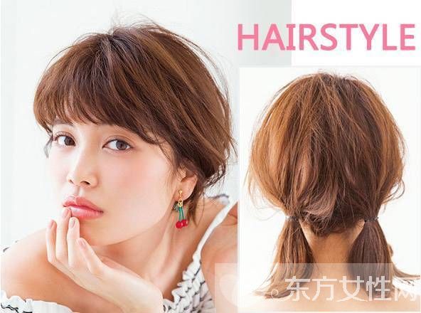 四款时尚短发盘发造型 绝对让你美到尖叫
