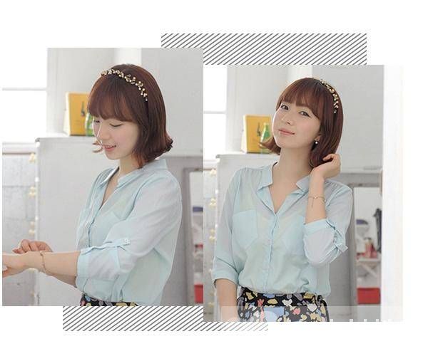 这些齐刘海短发发型 让你的颜值更上一层楼