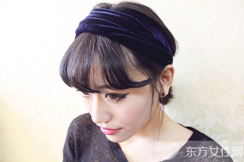 发型与发饰的完美搭配 时尚造型就是怎么简单