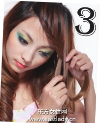 森女气质的编刘海儿卷发