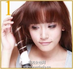 帅气妩媚蓬松刘海发型设计