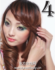 森女气质的编刘海儿卷发