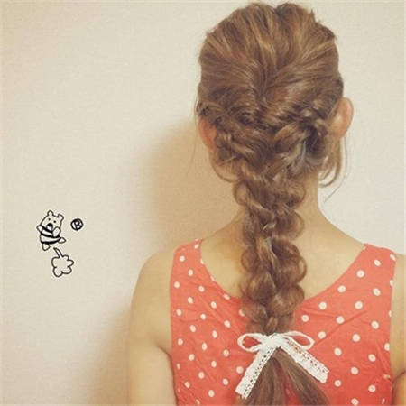 简单两步骤让辫发更可爱