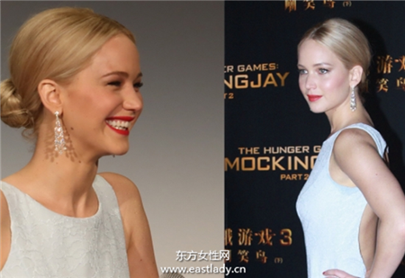 跟珍妮佛劳伦斯学发型设计 短发也可这么酷