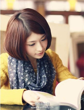 适合圆脸MM的发型设计