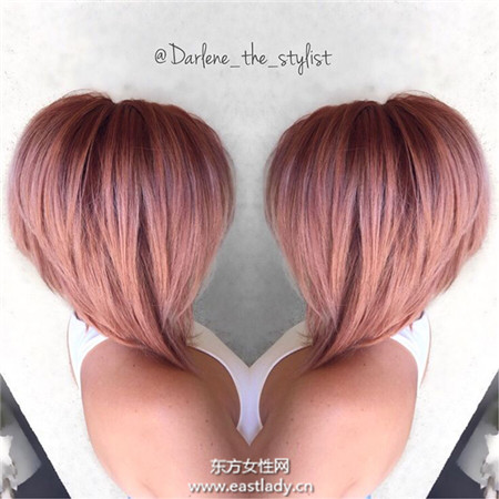 尖叫吧～连发色都开始流行玫瑰金