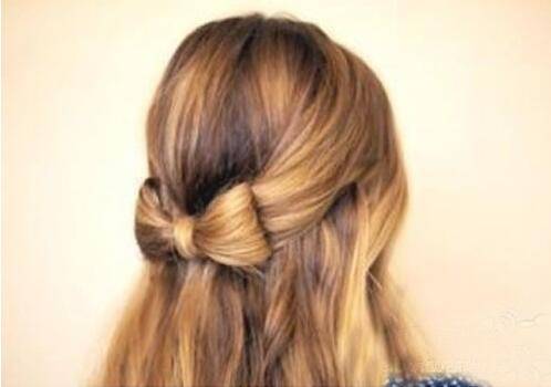 蝴蝶结发型扎法步骤介绍 6个步骤轻松搞定