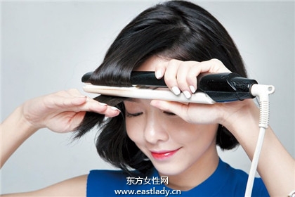 韩系「翘」丽短发 变身性感小女人