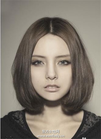 适合圆脸MM的发型设计