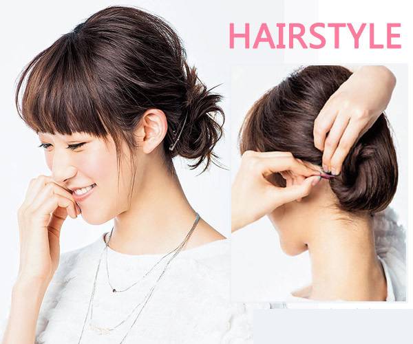 夏日两款清爽盘发 趁热晕前要赶紧学起来