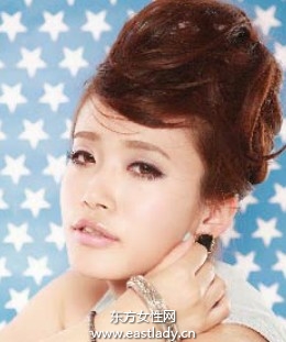 帅气妩媚蓬松刘海发型设计