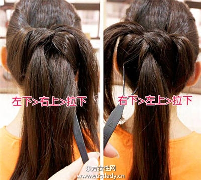 快速绑发 10种超自然清新马尾编发教程图解