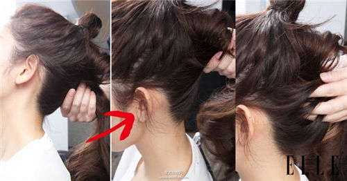 丸子头的扎法图解 越随性越自然有型