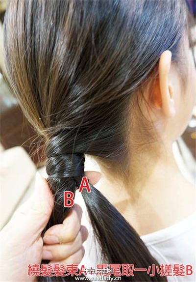 快速绑发 10种超自然清新马尾编发教程图解