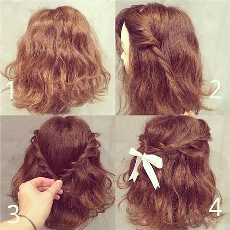 简单两步骤让辫发更可爱