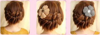 长发变编发打造时尚发型