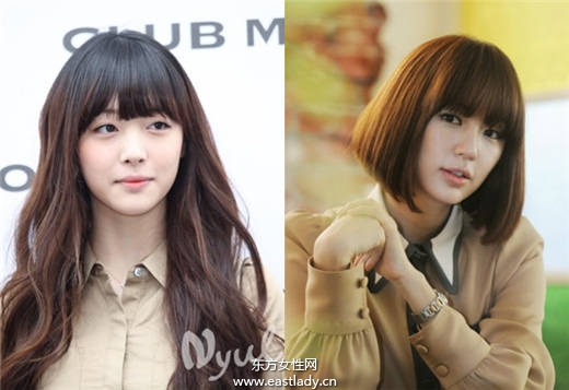 超棒 圆脸MM最适合的3款刘海发型