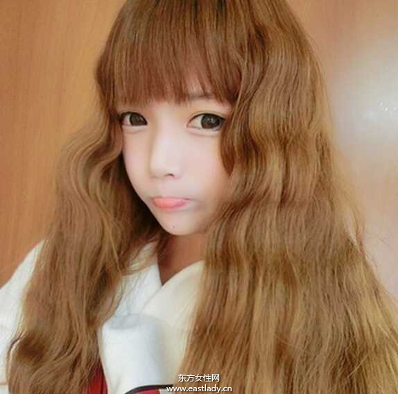 韩系名媛美发 水波纹烫发图片欣赏