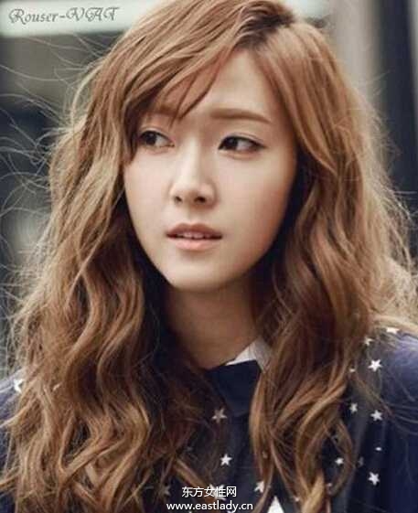 韩系名媛美发 水波纹烫发图片欣赏