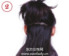 蓬皮杜风格发式塑造冰山美人发型