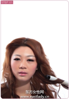 蝴蝶结搭配韩式刘海波浪卷展现优雅气质