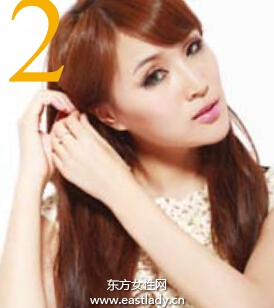 自然直发发型打造清爽学院范