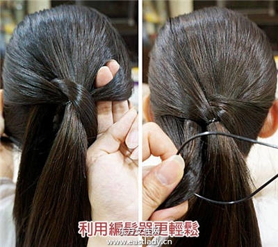 快速绑发 10种超自然清新马尾编发教程图解