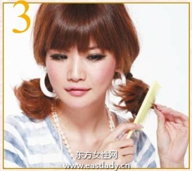 海军风俏皮小辫子清新感十足