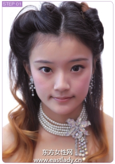 欧式双卷发搭配奢华皇冠我就是女王