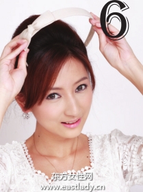 立体感圆润盘发发型复古贵族气