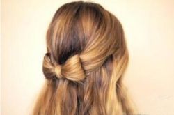 蝴蝶结发型扎法步骤介绍 6个步骤轻松搞定