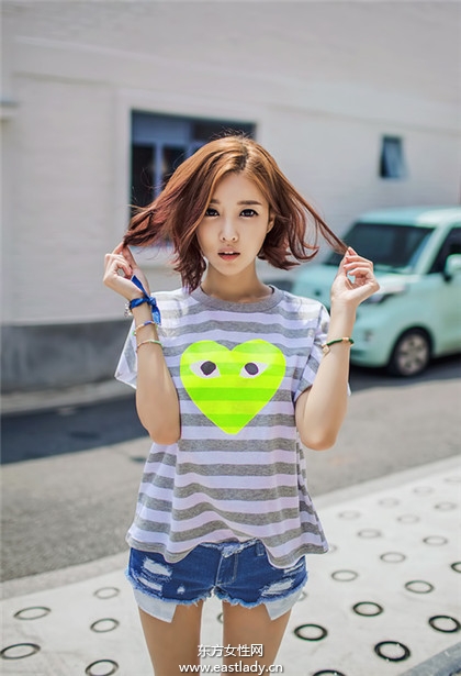 注意小细节剪出齐(斜)刘海发型