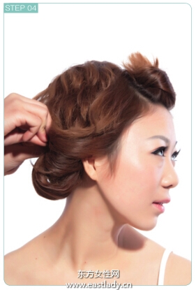 自己如何简单盘发