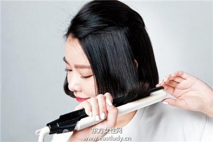 韩系「翘」丽短发 变身性感小女人