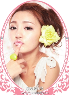 拧卷侧盘蓬松团子发